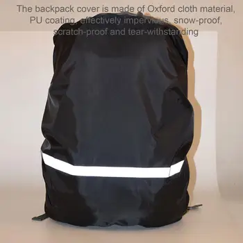 Дождевик для рюкзака | Непромокаемый Чехол Для рюкзака Со Светоотражающей полосой | Дождевик Объемом От 18 до 55 литров, Ul